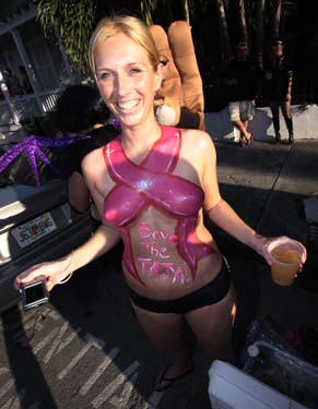 Body Painting 2009 photo - Duval Street, Key West
